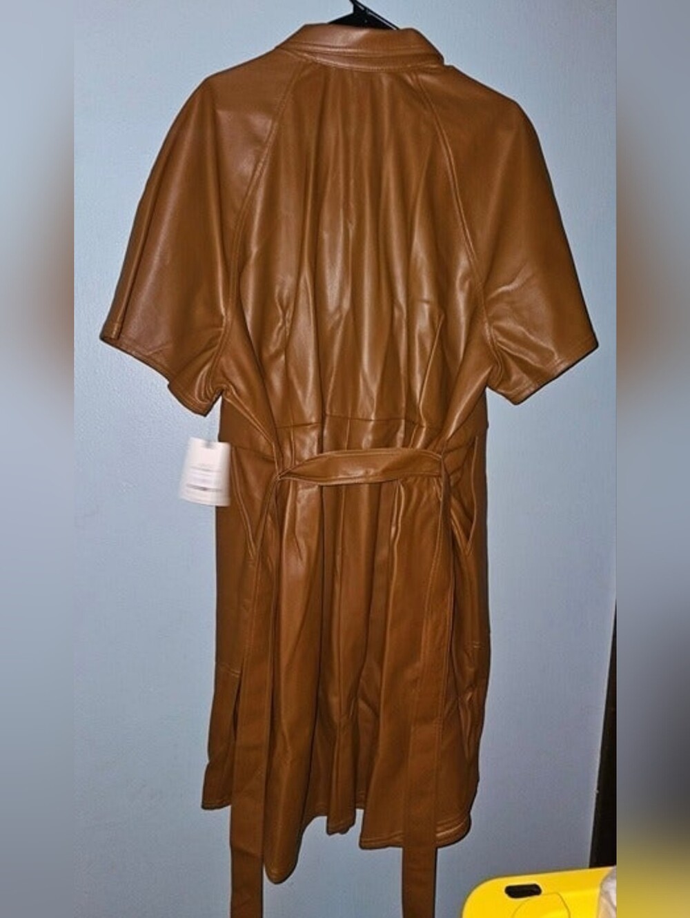 Plus Size Vegan Leather Dress NWT - Picture 4 of 6